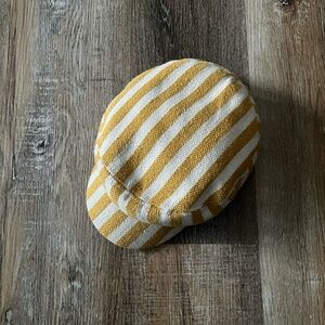 Vintage Striped Newsboy Cap